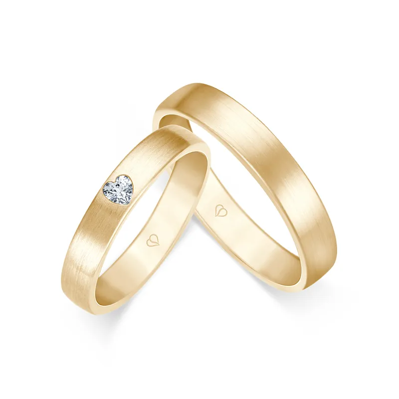 Bestseller Trauringe Gelbgold