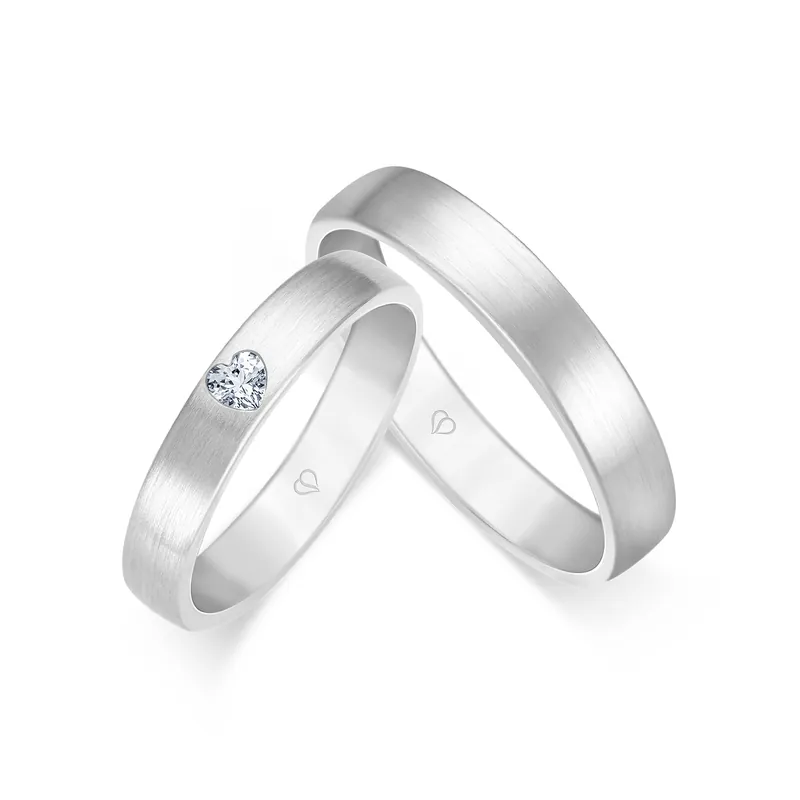 Trauringe Weißgold Markenprodukt