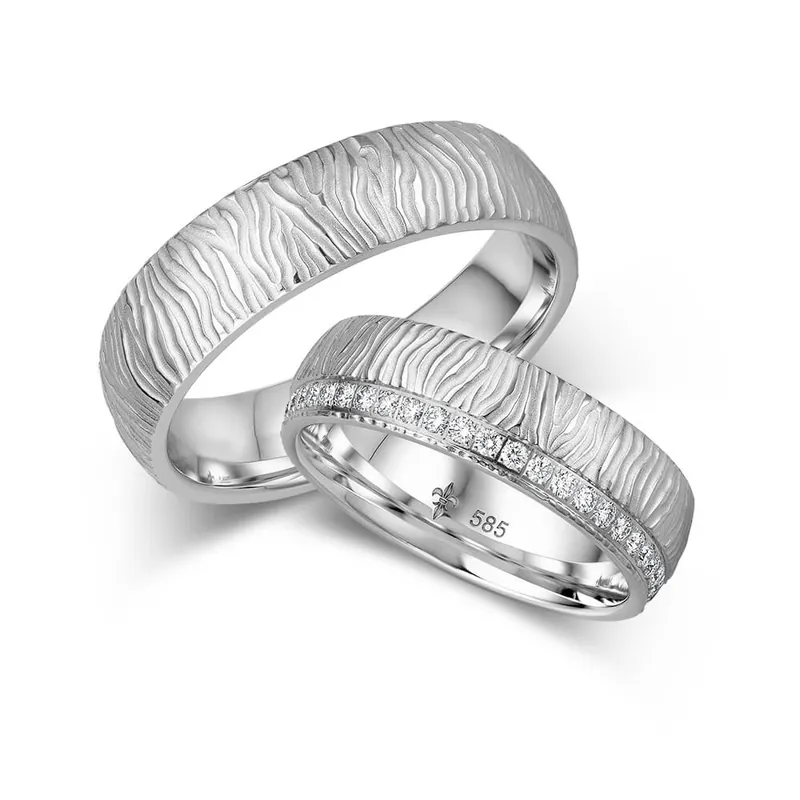 Super-Preis Trauringe Weißgold