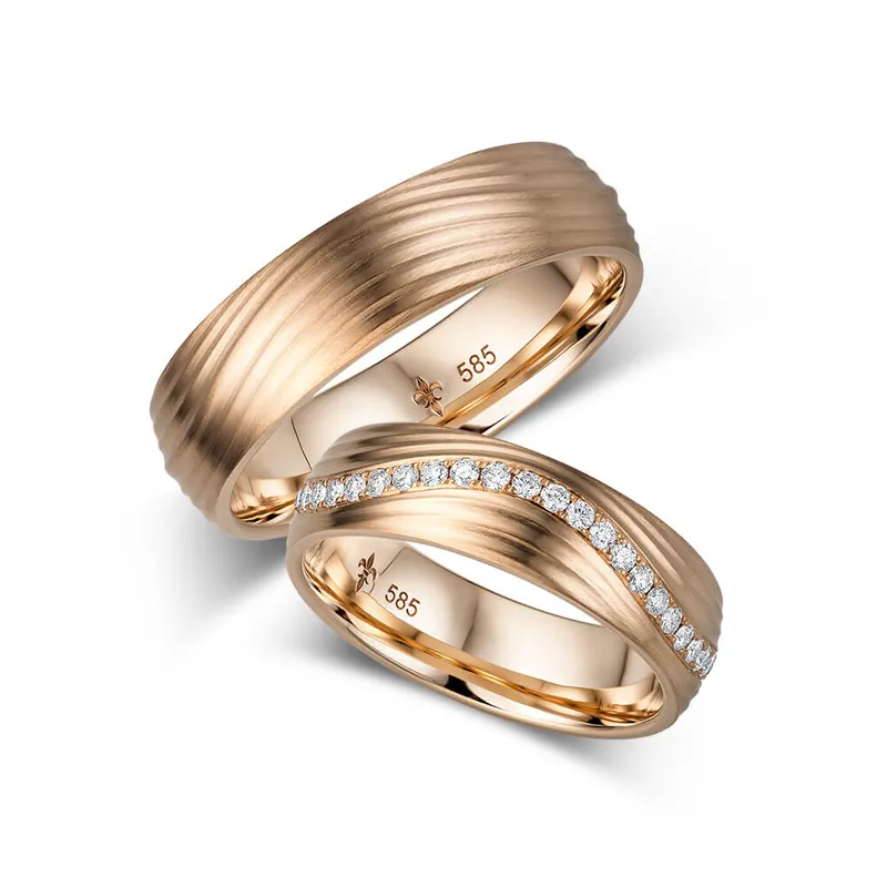 Ab Werk Trauringe Roségold