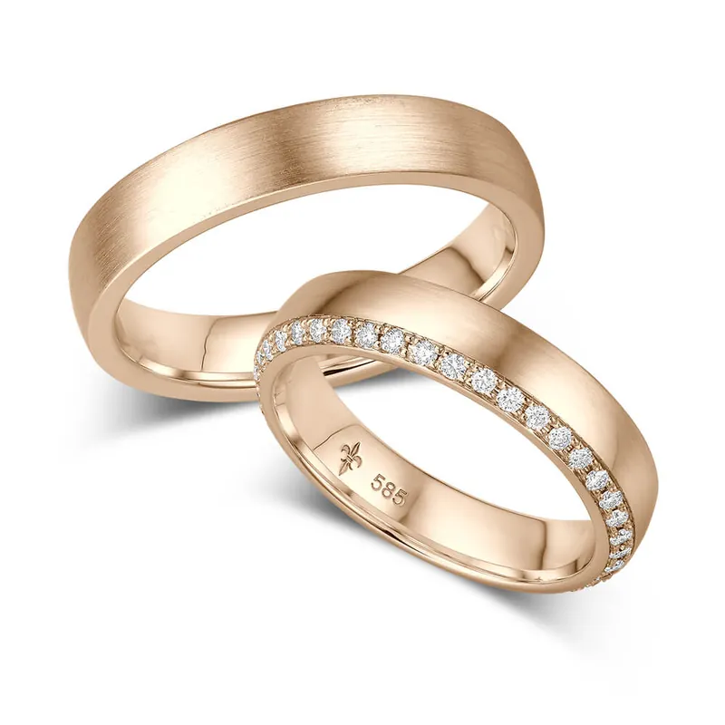 Trauringe Roségold Abverkauf