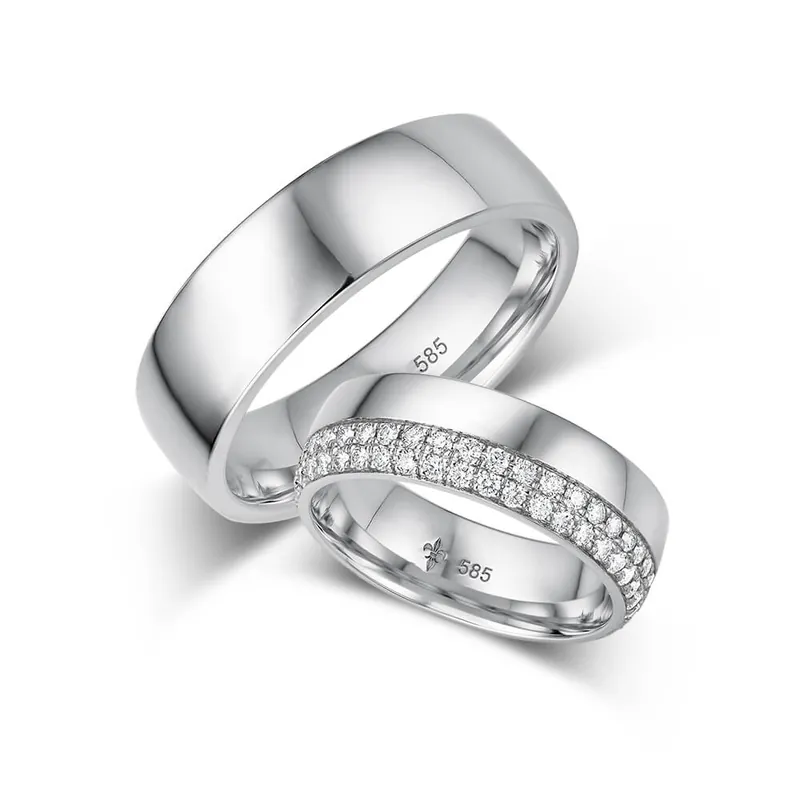 Aktuell Trauringe Weißgold