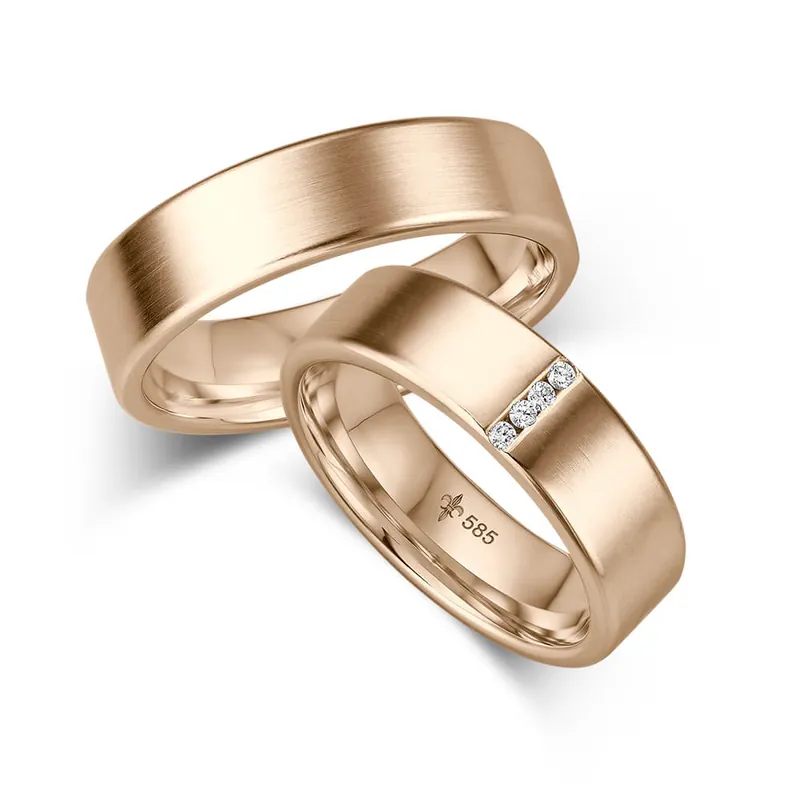 Trauringe Roségold Sonderaktion