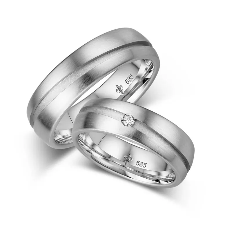 Trauringe Weißgold Top-Angebot