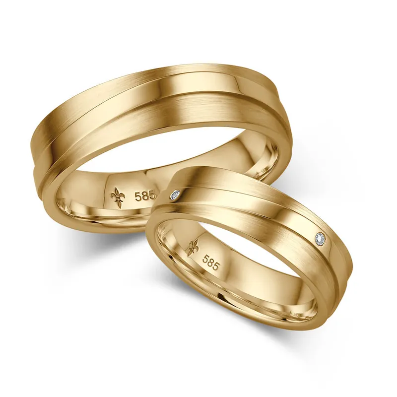 Trauringe Gelbgold Garantierte Lieferung