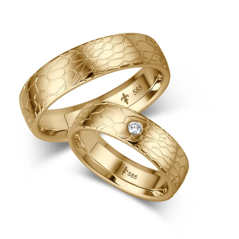 Markenware Trauringe Gelbgold