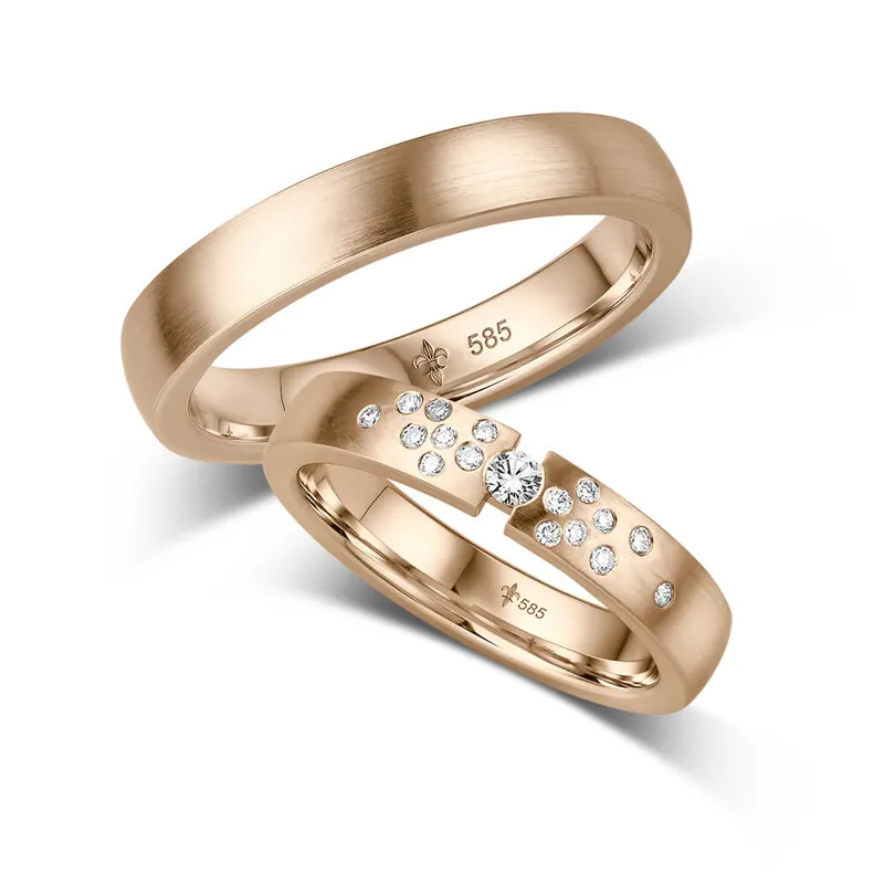 Trauringe Roségold Billig