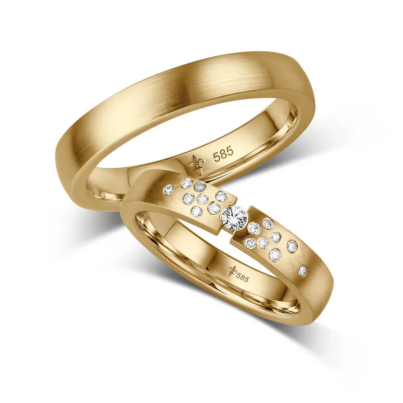 Sale Trauringe Gelbgold