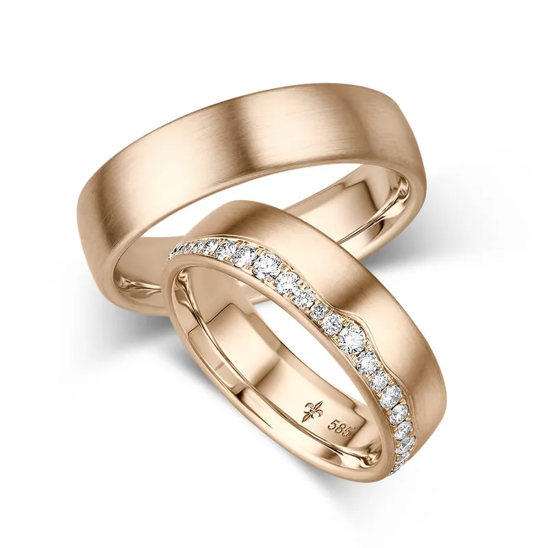 Bestseller Trauringe Roségold