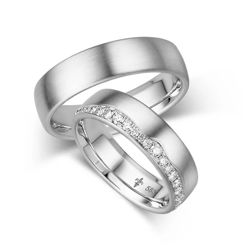 Letzte Chance Trauringe Weißgold