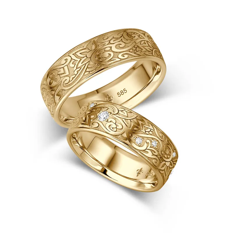 Kostenloser Rückversand Trauringe Gelbgold