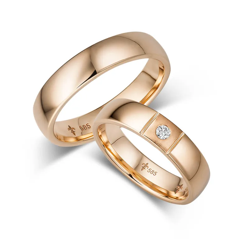 Top-Seller Trauringe Roségold