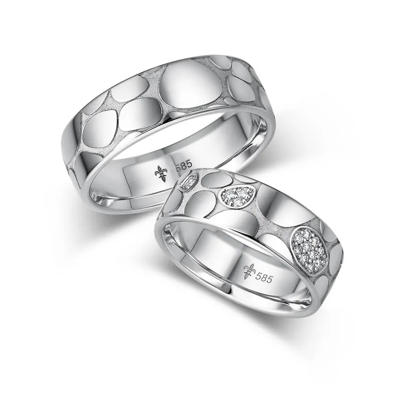 Günstig Trauringe Weißgold