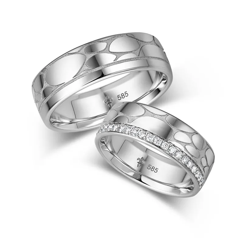 Trauringe Weißgold Limited Edition