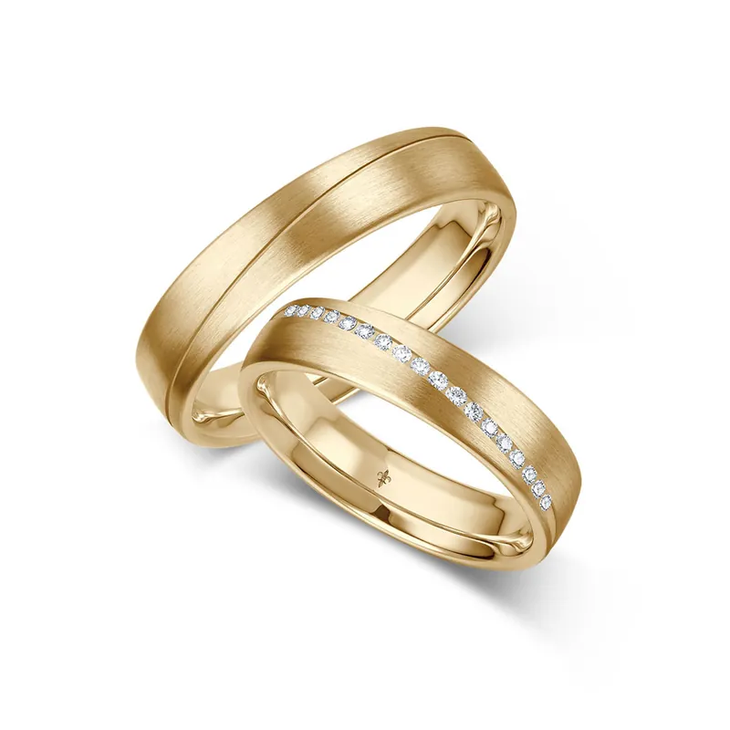 Kostenloser Rückversand Trauringe Gelbgold