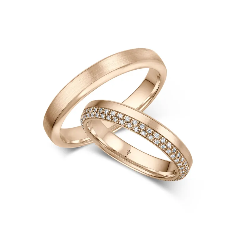 Nur Für Kurze Zeit Trauringe Roségold