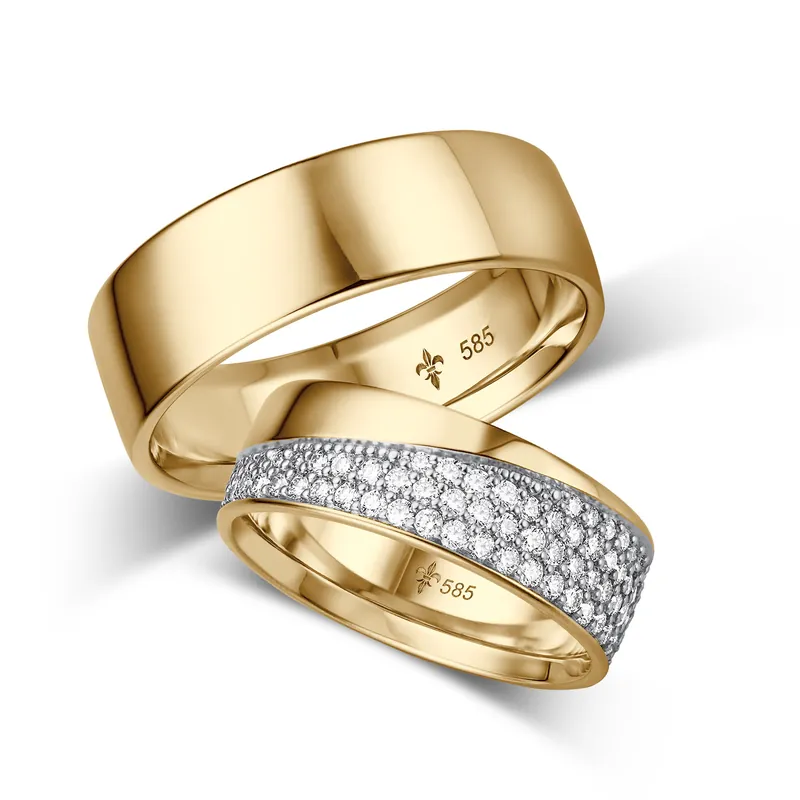 Wochenendangebot Trauringe Gelbgold