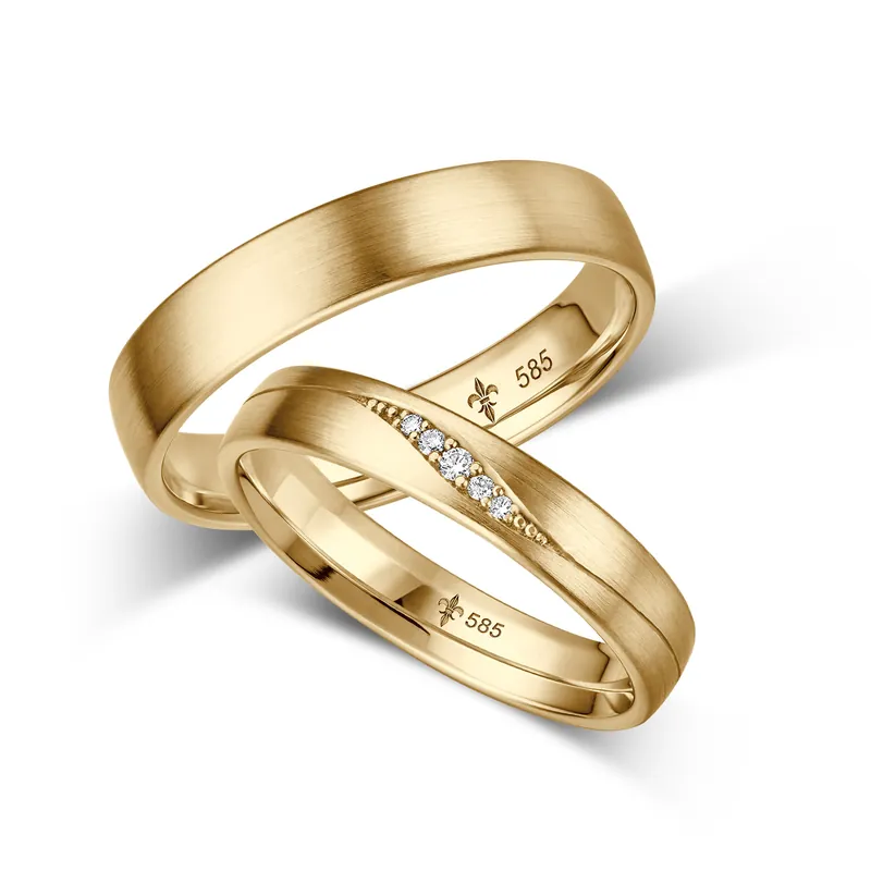 Trauringe Gelbgold Rabatt