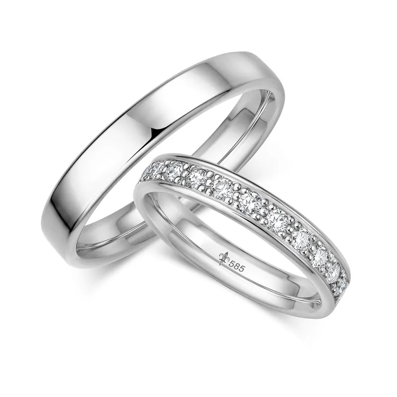 Letzte Chance Trauringe Weißgold