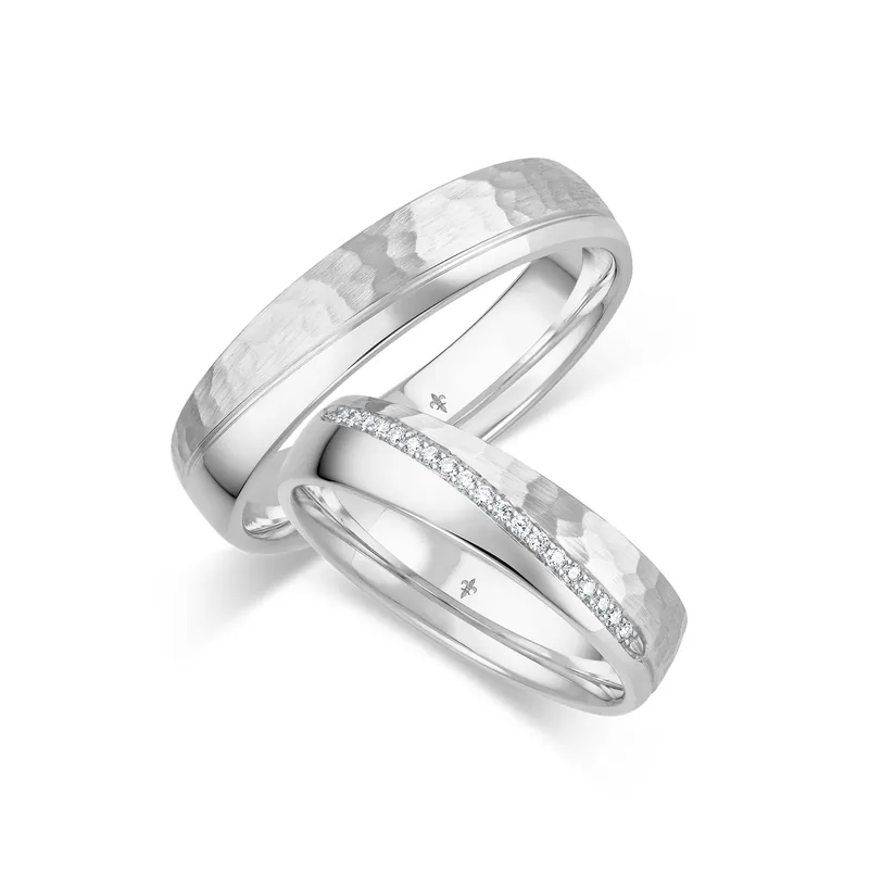 Trauringe Weißgold Wochenendangebot