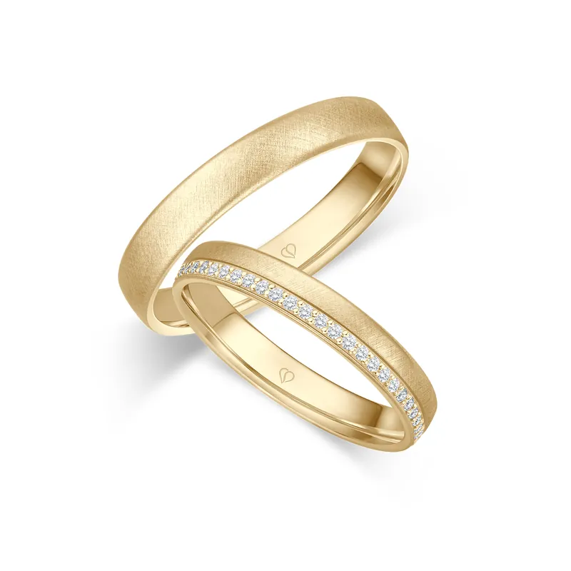 Preiswert Trauring Gelbgold