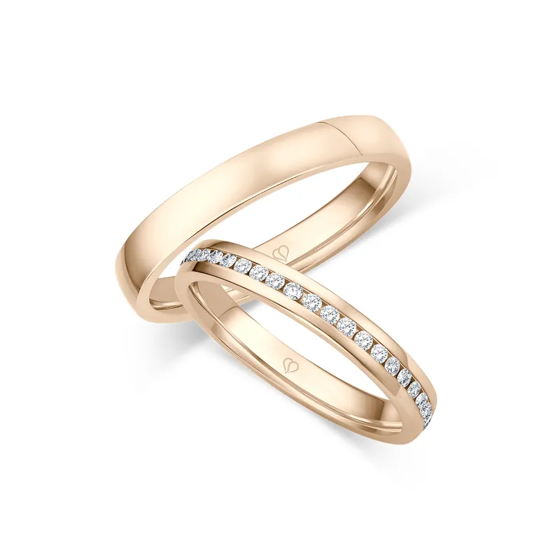 Trauring Roségold Neue Ware