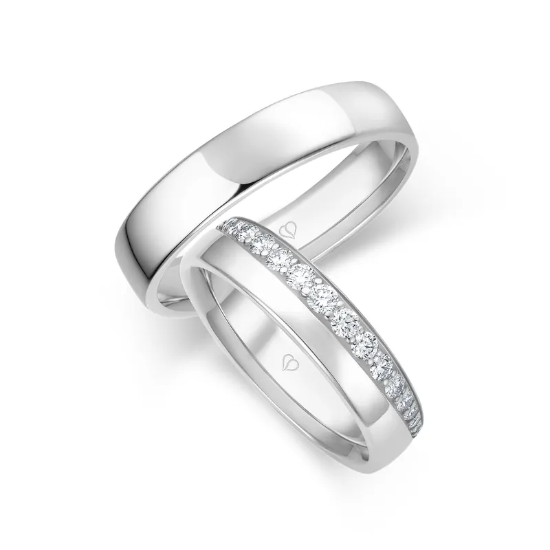 Trauring Weißgold Original