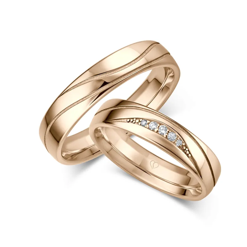 Rabatt Trauringe Roségold