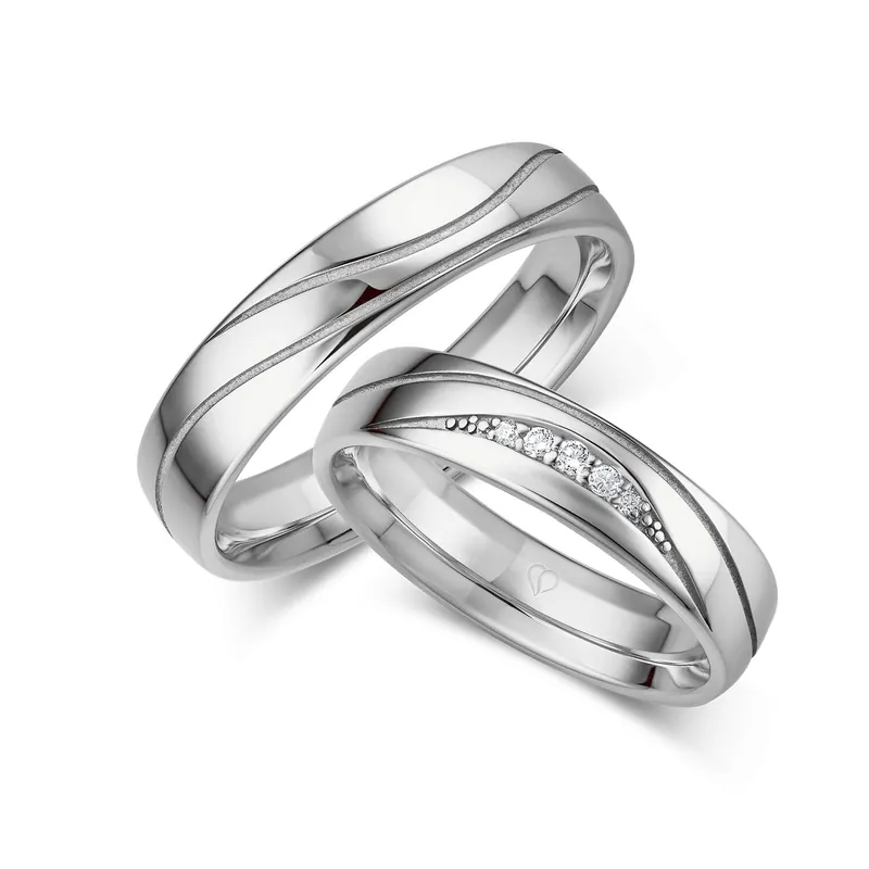 Trauringe Weißgold Neu