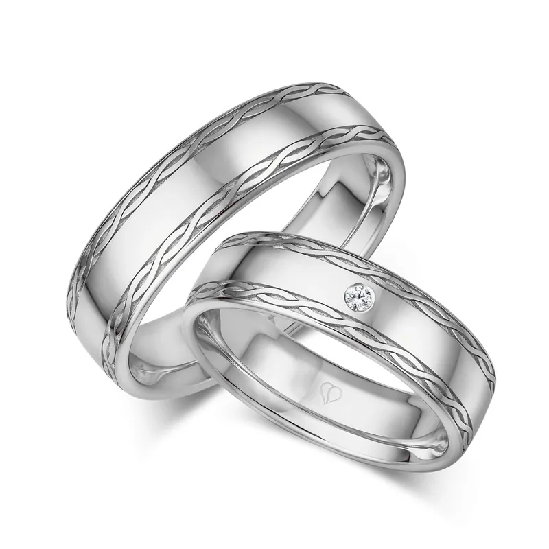 Trauringe Weißgold Neue Ware