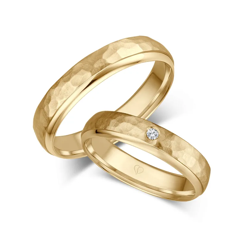 Trauringe Gelbgold Highlight