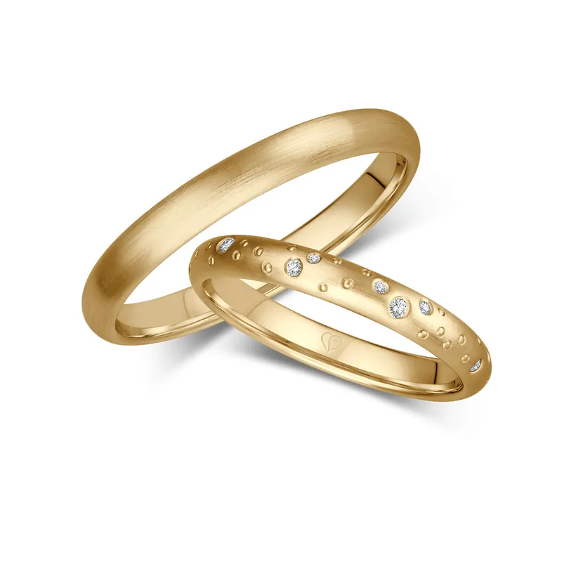 Original Trauringe Gelbgold