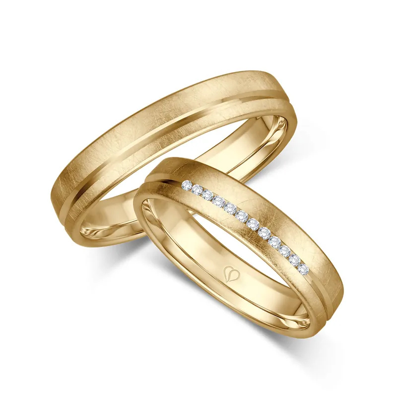 Trauringe Gelbgold Schnäppchen