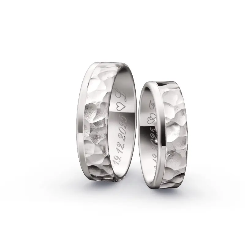 Individuelles Ringkonfigurator-Paar Mengenrabatt