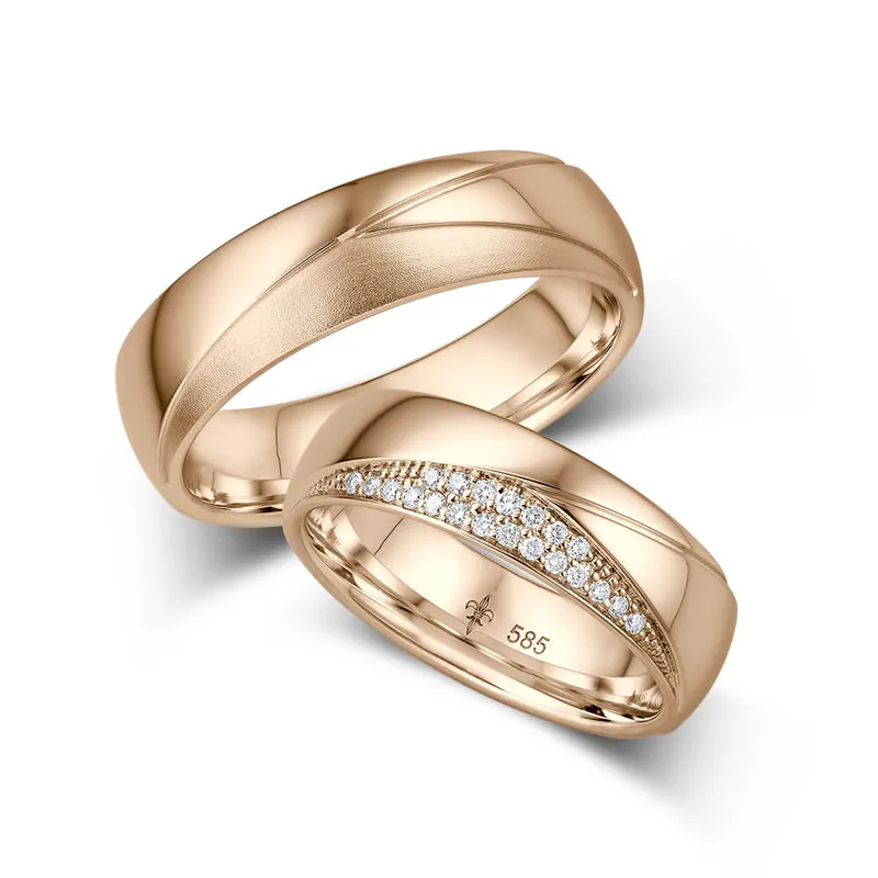 Online Kaufen Trauringe Roségold