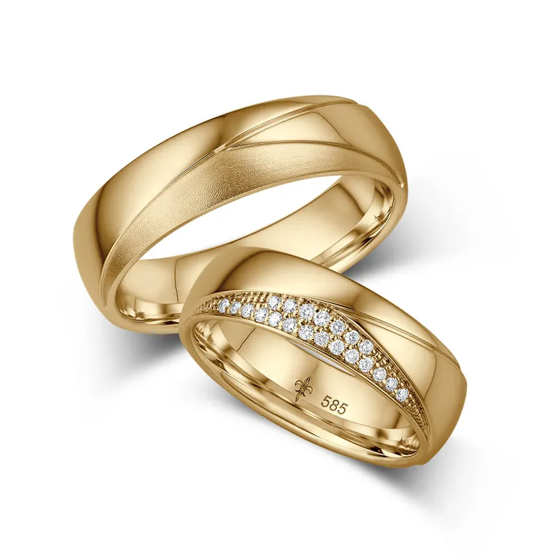 Trauringe Gelbgold Versand Am Gleichen Tag