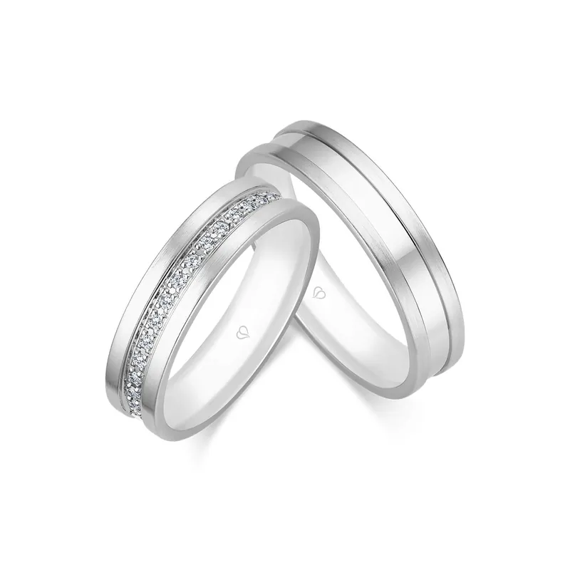 Trauringe Weißgold Markenware