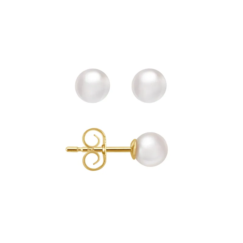 Perlen-Ohrstecker Akoya Ab Werk