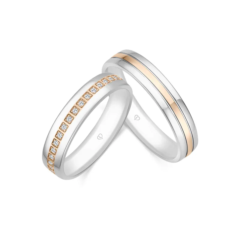 Beliebt Trauringe Mehrfarbig