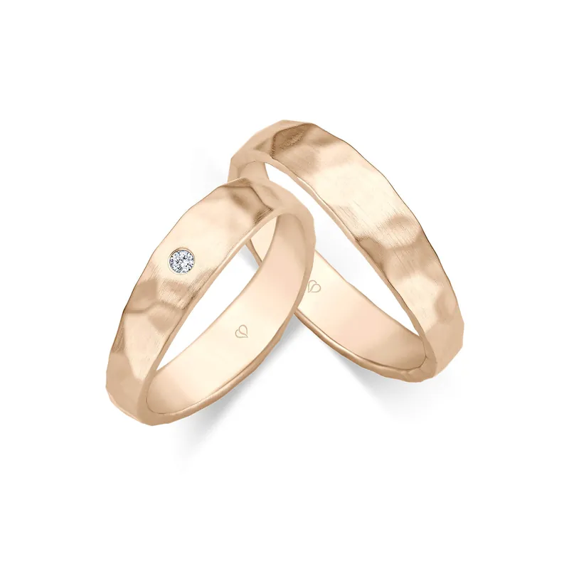 Top-Preis Trauringe Rotgold