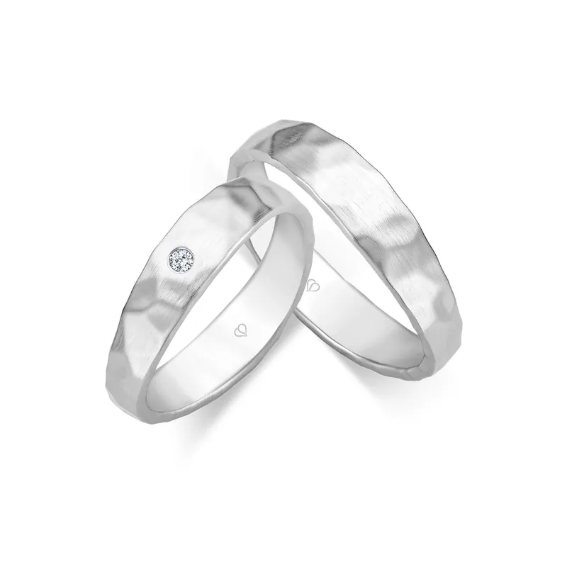 Abverkauf Trauringe Weißgold