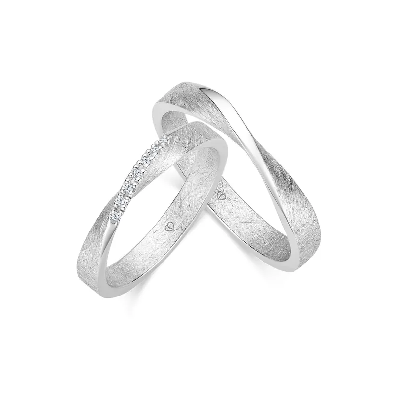 Trauringe Weißgold Mengenrabatt