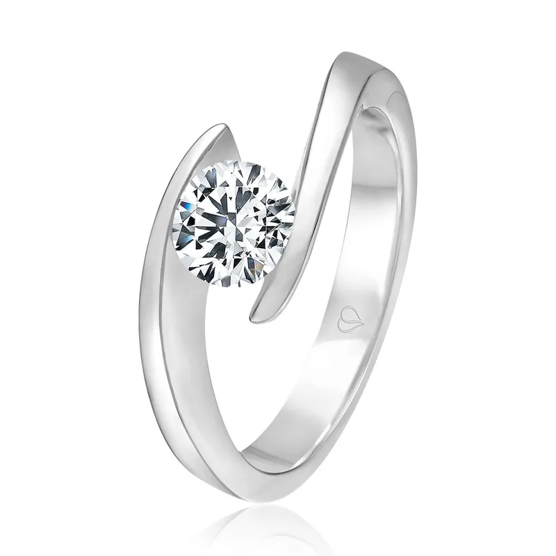 Schneller Versand Verlobungsring Trustful