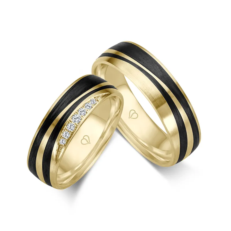 Meistverkauft Trauringe Mehrfarbig