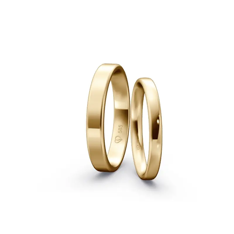 Individuelles Ringkonfigurator-Paar Preis Gesenkt