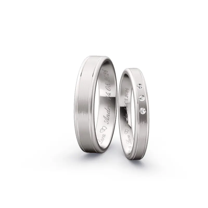 Markenware Individuelles Ringkonfigurator-Paar