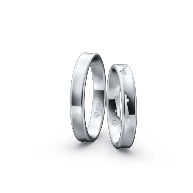 Markenware Individuelles Ringkonfigurator-Paar