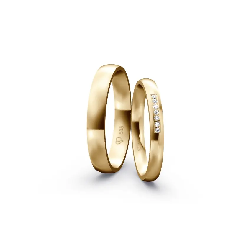 Sichere Zahlung Individuelles Ringkonfigurator-Paar