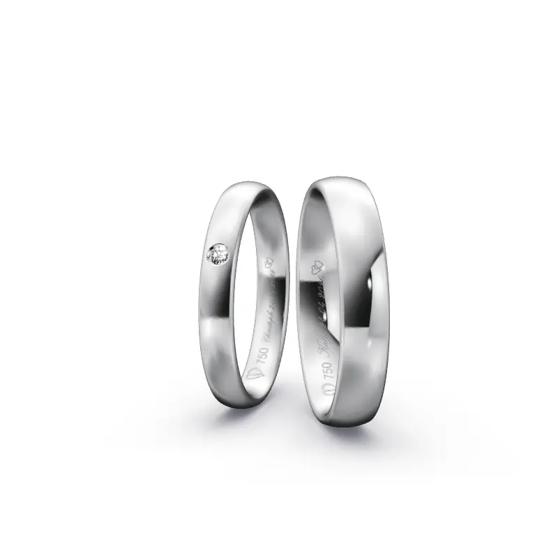 Individuelles Ringkonfigurator-Paar Kostenloser Rückversand