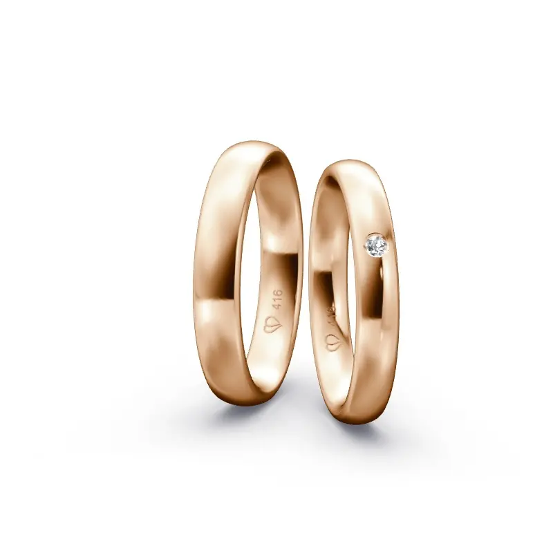 Geld-Zurück-Garantie Individuelles Ringkonfigurator-Paar